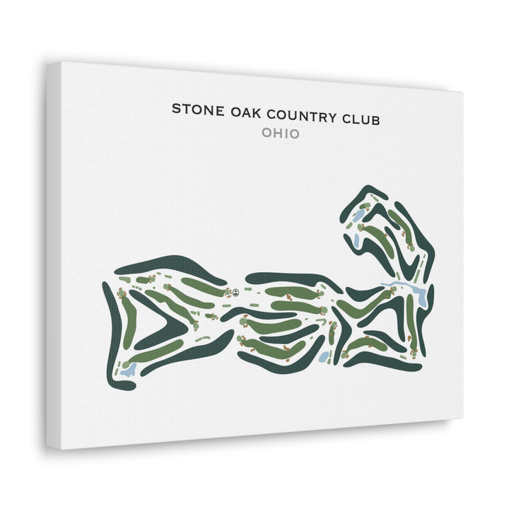 Stone Oak Country Club, Ohio - Printed Golf Course