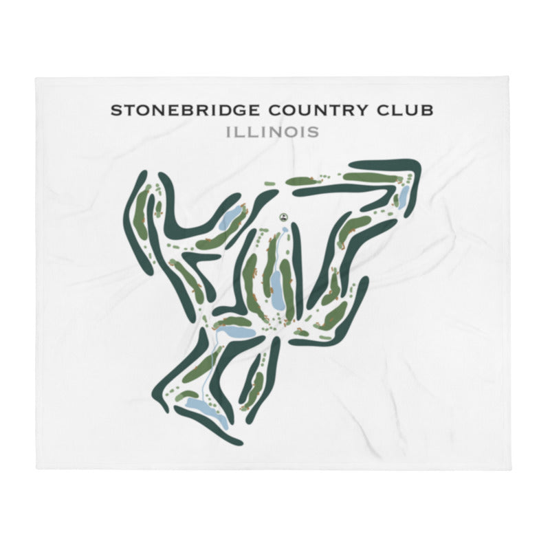 Stonebridge Country Club, Illinois - Printed Golf Course