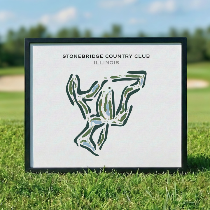 Stonebridge Country Club, Illinois - Printed Golf Course