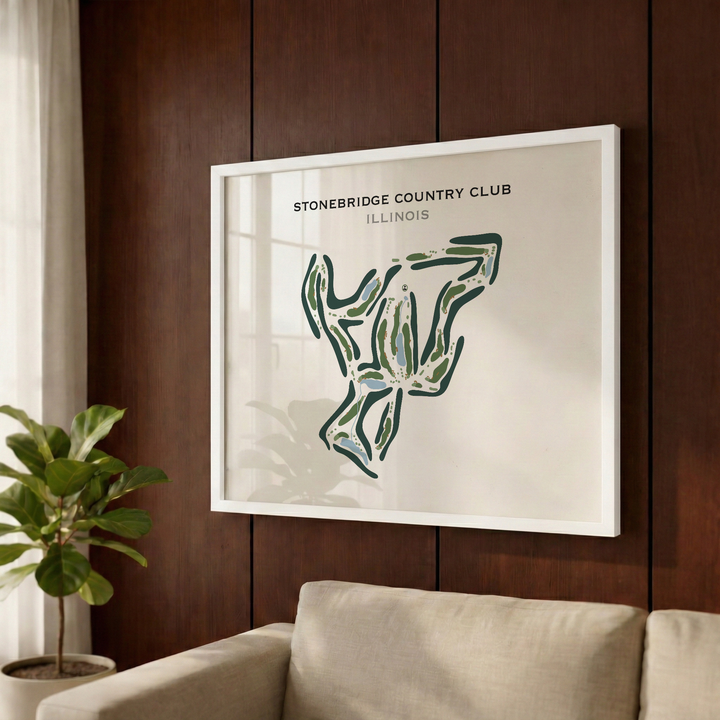 Stonebridge Country Club, Illinois - Printed Golf Course