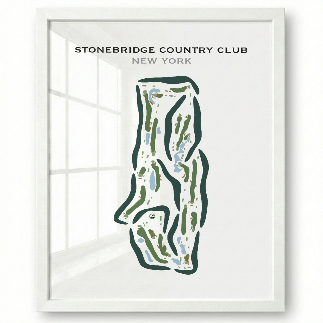 Stonebridge Country Club, New York - Printed Golf Courses