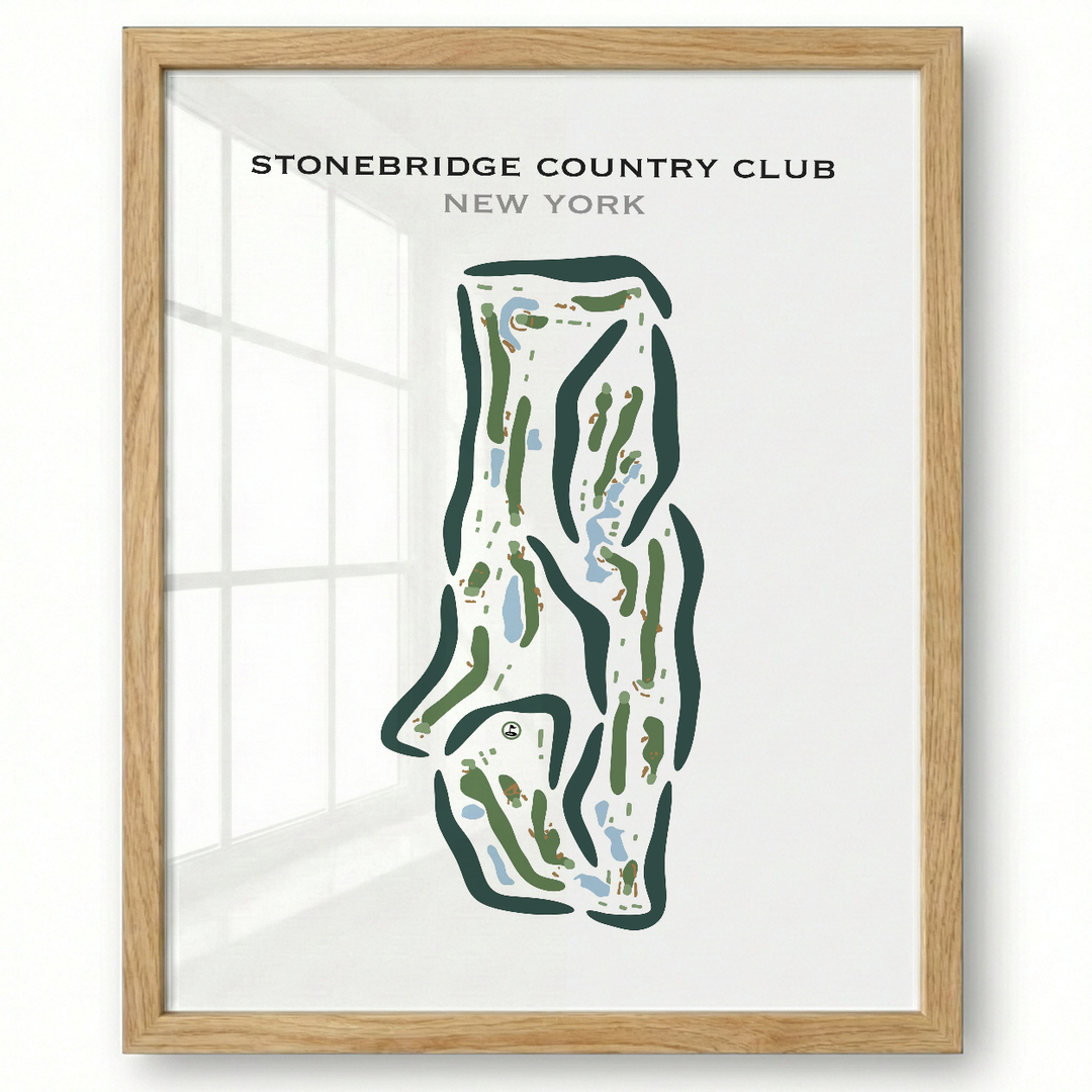 Stonebridge Country Club, New York - Printed Golf Courses