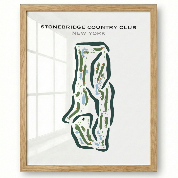 Stonebridge Country Club, New York - Printed Golf Courses
