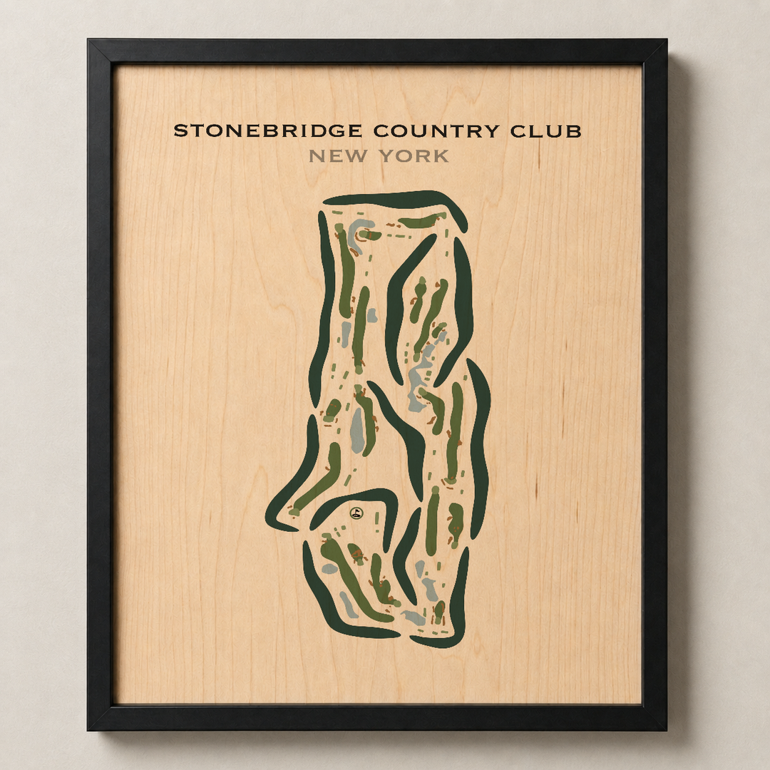 Stonebridge Country Club, New York - Printed Golf Courses