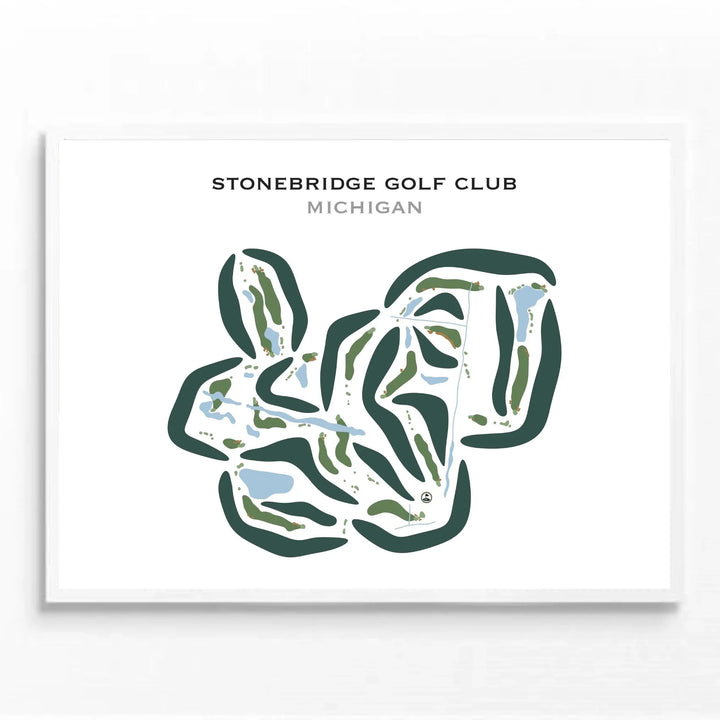 Stonebridge Golf Club, Michigan - Printed Golf Courses