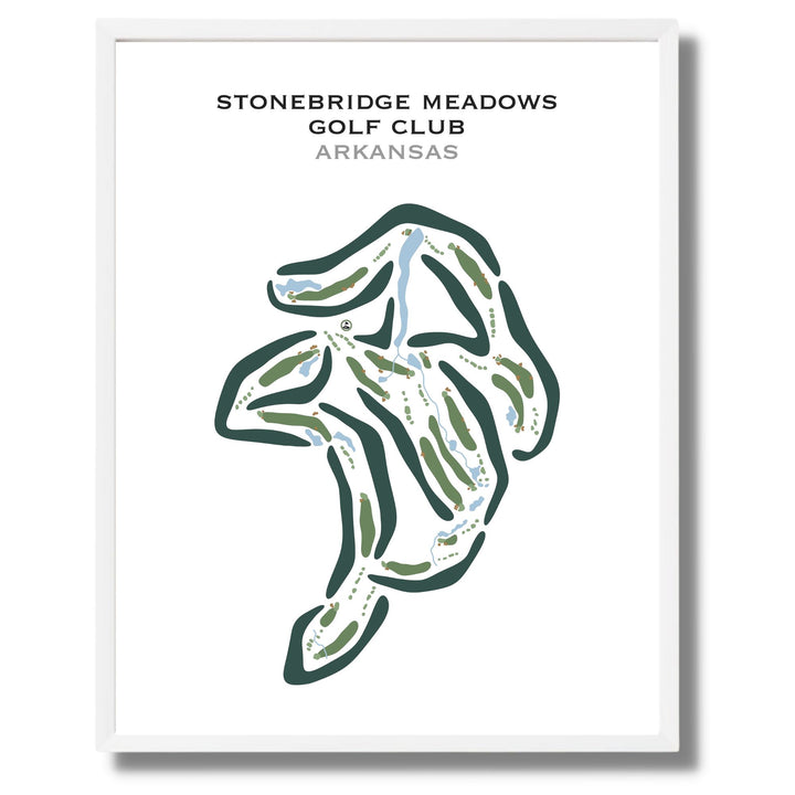 Stonebridge Meadows Golf Club, Arkansas - Printed Golf Courses