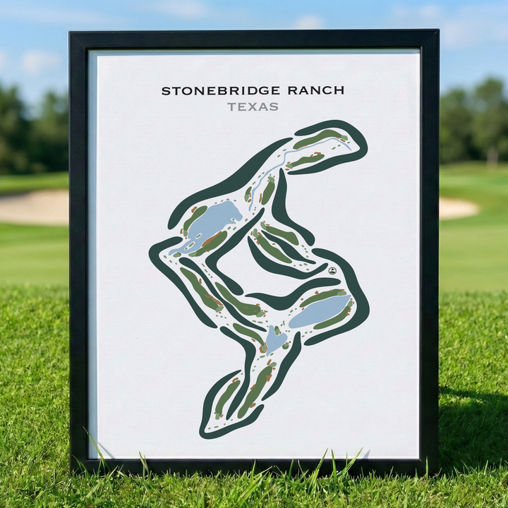 Stonebridge Ranch Dye, Texas - Printed Golf Courses