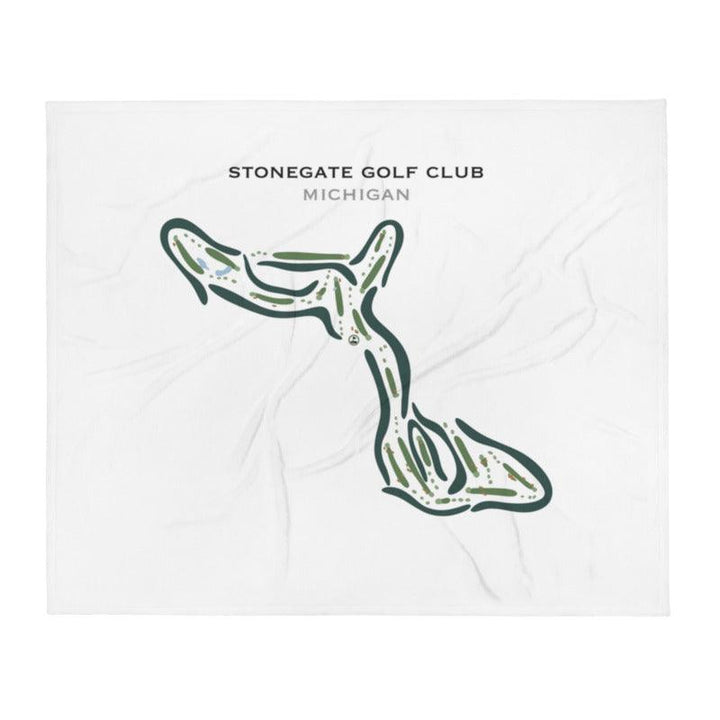 Stonegate Golf Club, Michigan - Printed Golf Courses - Golf Course Prints