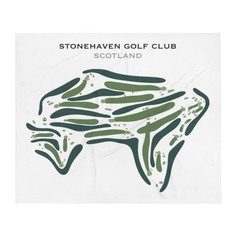 Stonehaven Golf Club, Scotland - Printed Golf Course