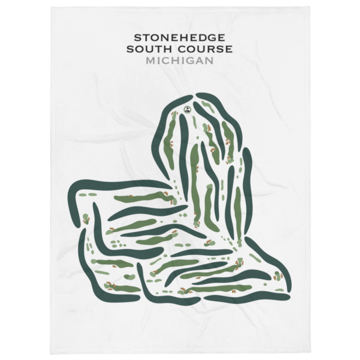 Stonehedge Golf Club - South Course, Michigan - Printed Golf Courses