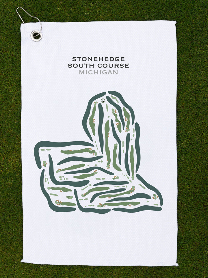 Stonehedge Golf Club - South Course, Michigan - Printed Golf Courses