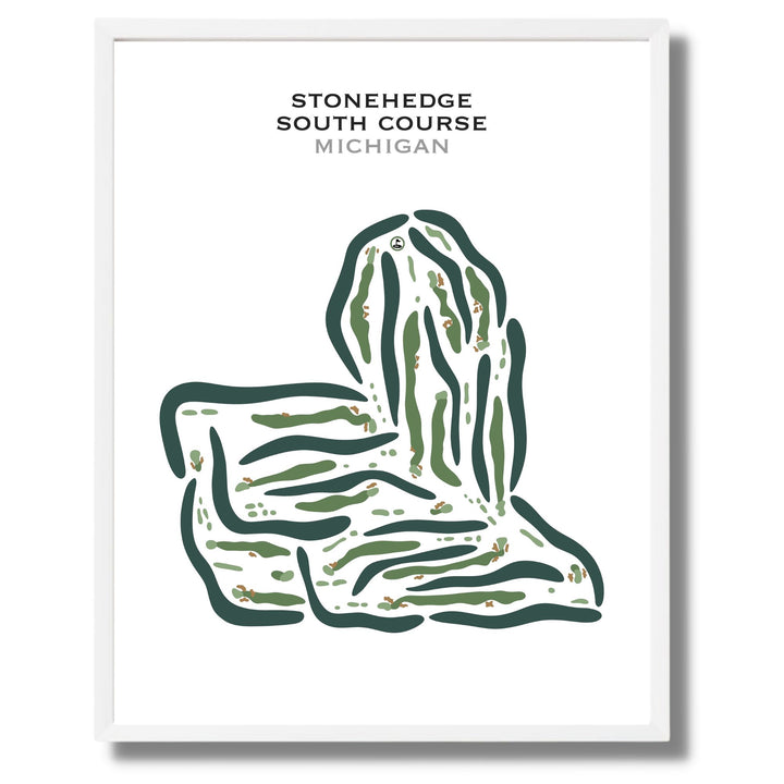 Stonehedge Golf Club - South Course, Michigan - Printed Golf Courses