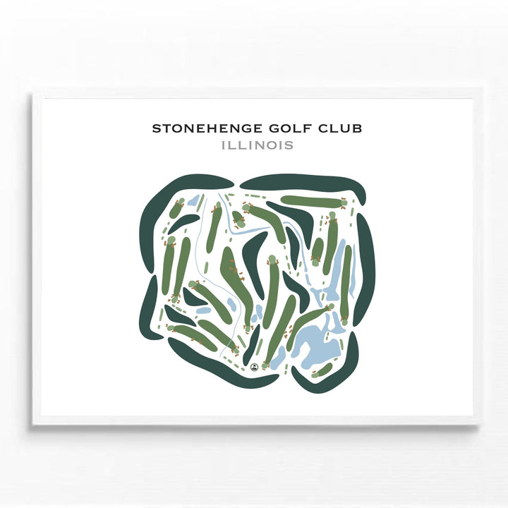 Stonehenge Golf Club, Illinois - Printed Golf Courses