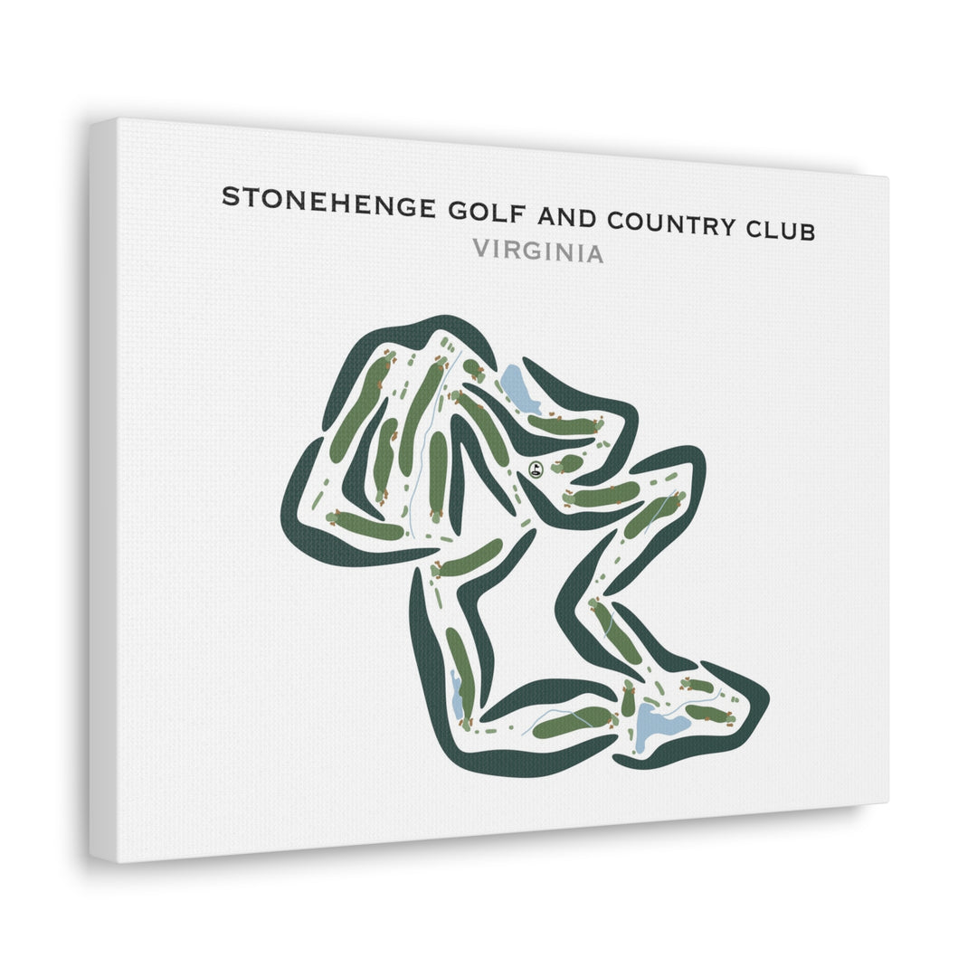 Stonehenge Golf & Country Club, Virginia - Printed Golf Courses