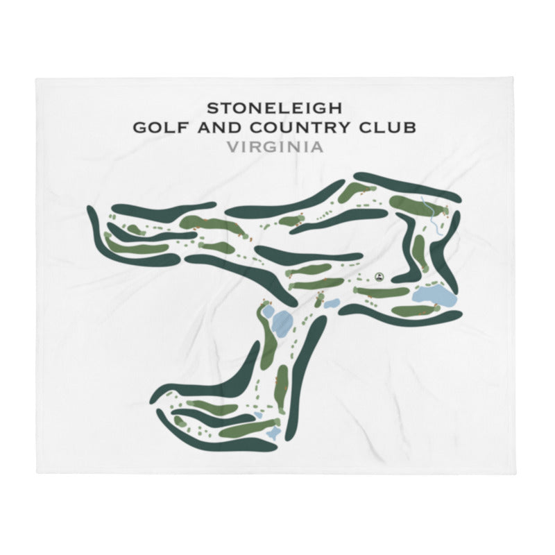 Stoneleigh Golf and Country Club, Virginia - Printed Golf Course