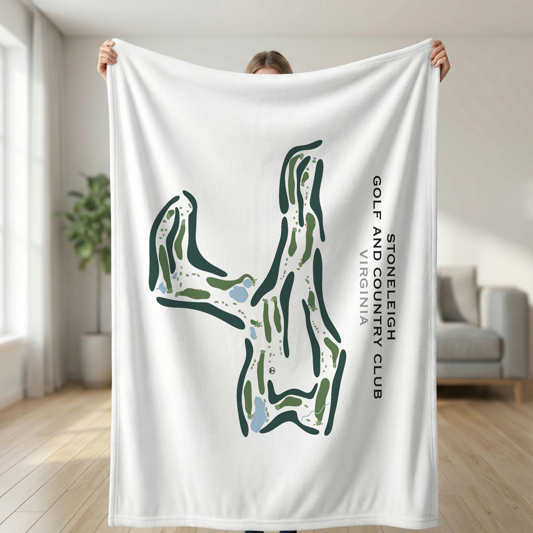 Stoneleigh Golf and Country Club, Virginia - Printed Golf Course