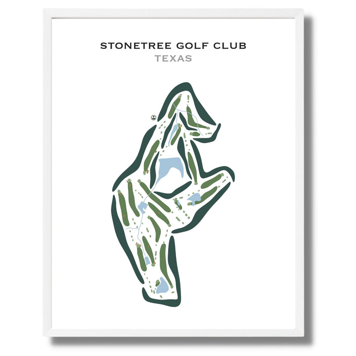 Stonetree Golf Club, Texas - Printed Golf Courses