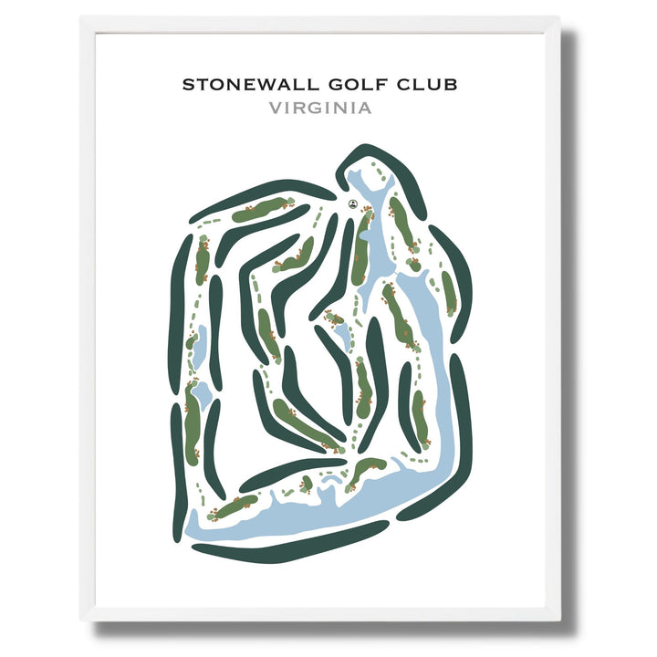 Stonewall Golf Club, Virginia - Printed Golf Courses