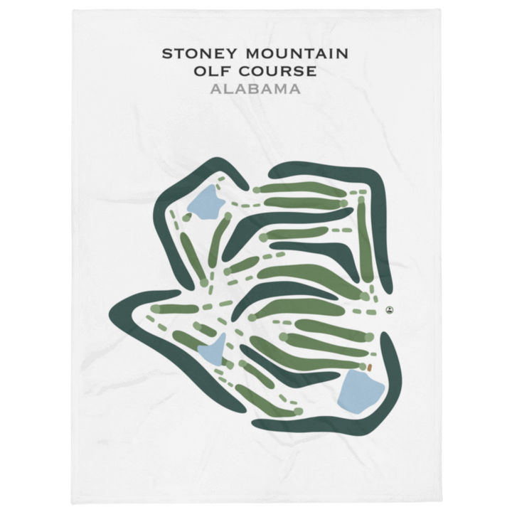 Stoney Mountain Golf Course, Alabama - Printed Golf Courses