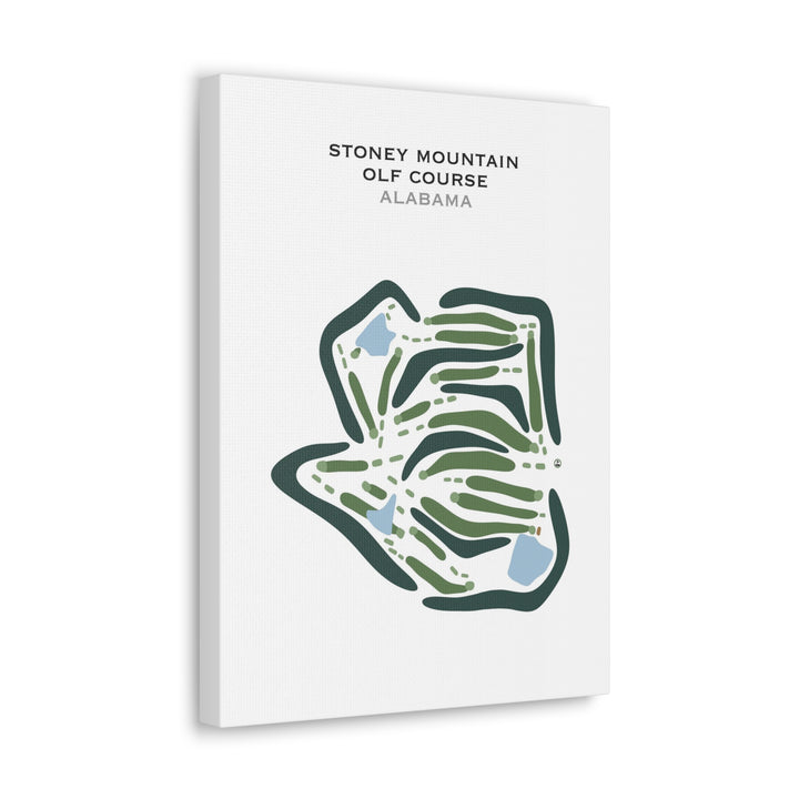 Stoney Mountain Golf Course, Alabama - Printed Golf Courses