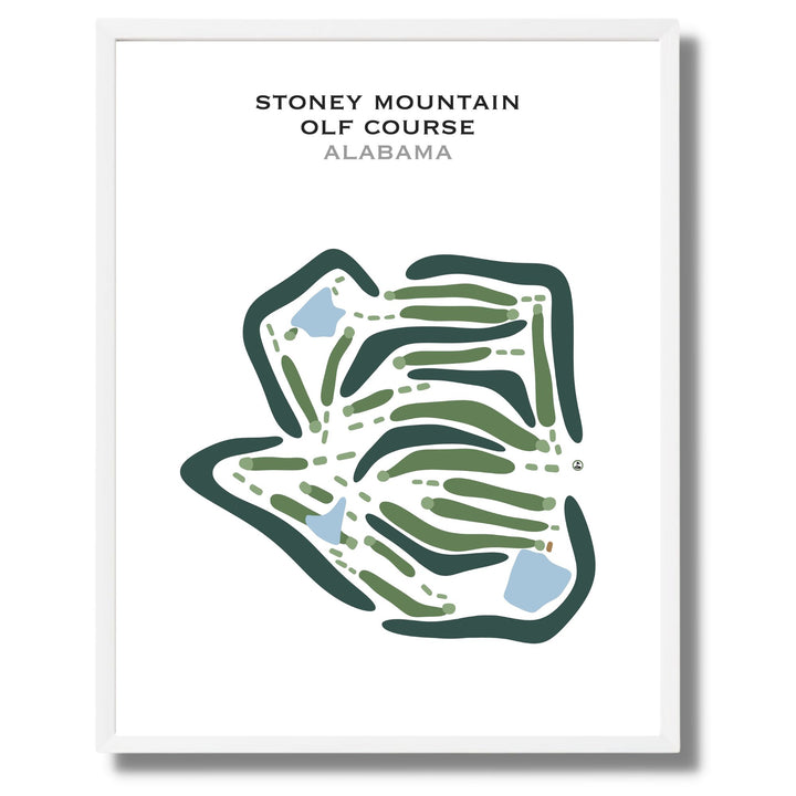 Stoney Mountain Golf Course, Alabama - Printed Golf Courses