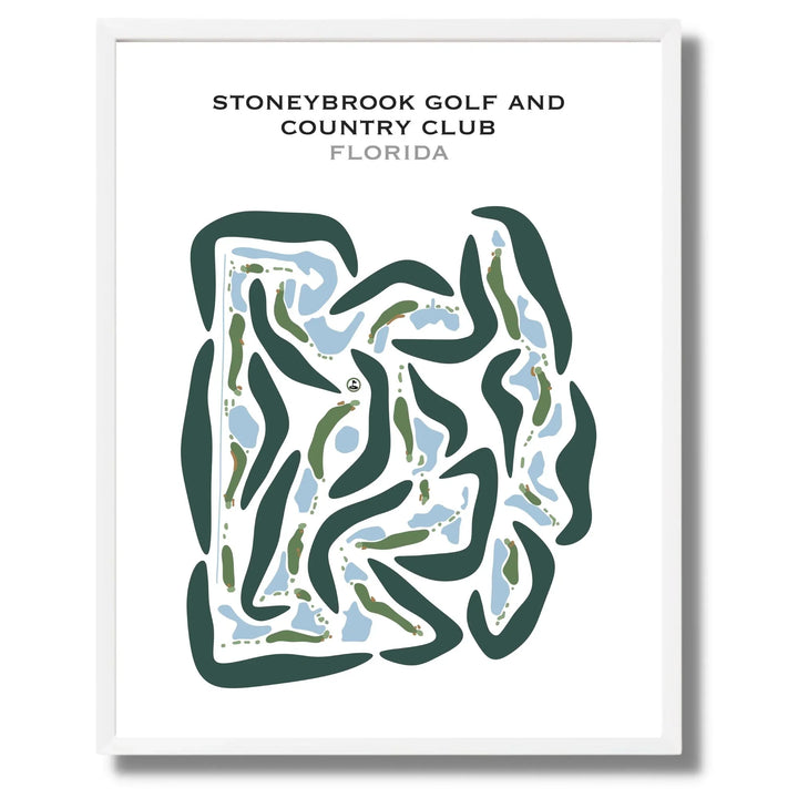 Stoneybrook Golf and Country Club, Florida - Printed Golf Courses