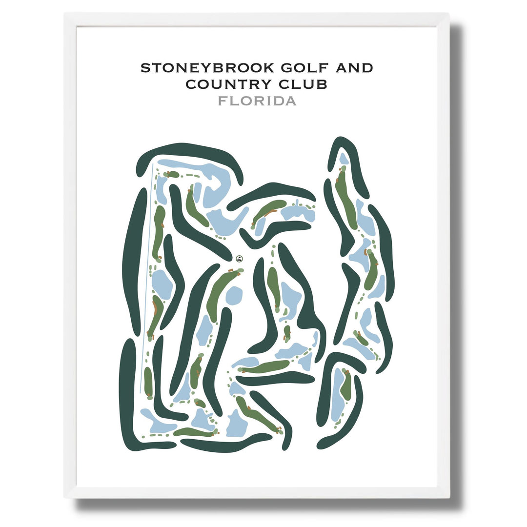 Stoneybrook Golf and Country Club, Florida - Printed Golf Courses