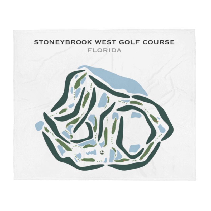 Stoneybrook West Golf Course, Florida - Printed Golf Courses