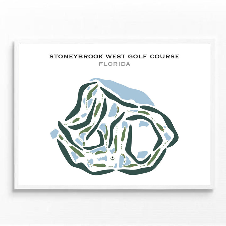 Stoneybrook West Golf Course, Florida - Printed Golf Courses