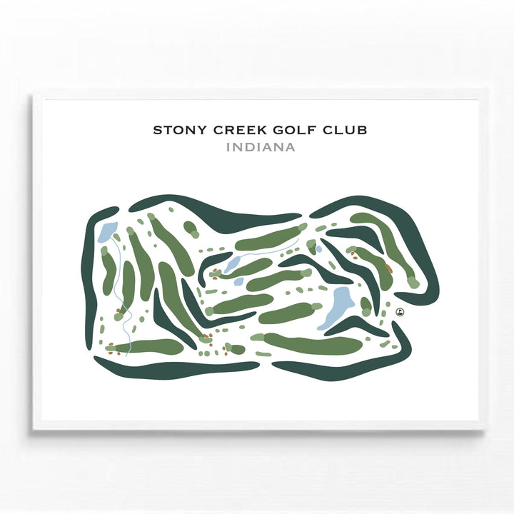 Stony Creek Golf Club, Indiana - Printed Golf Courses