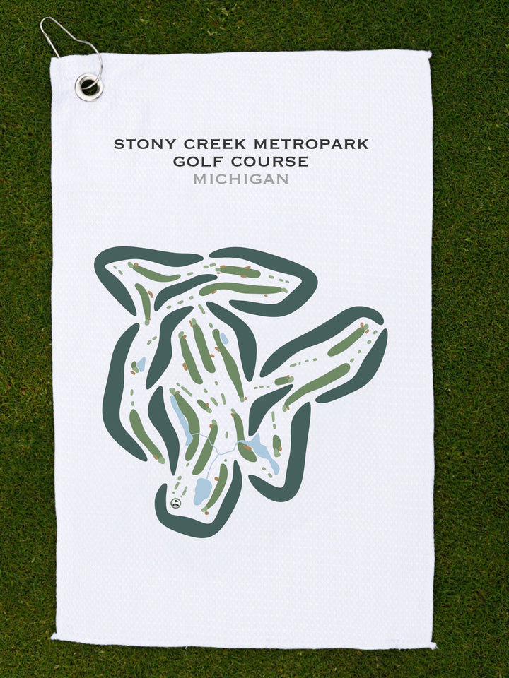 Stony Creek Metropark Golf Course, Michigan - Printed Golf Courses