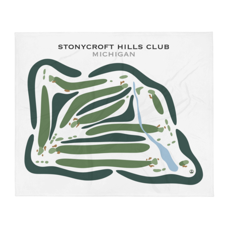 Stonycroft Hills Club, Michigan - Printed Golf Courses