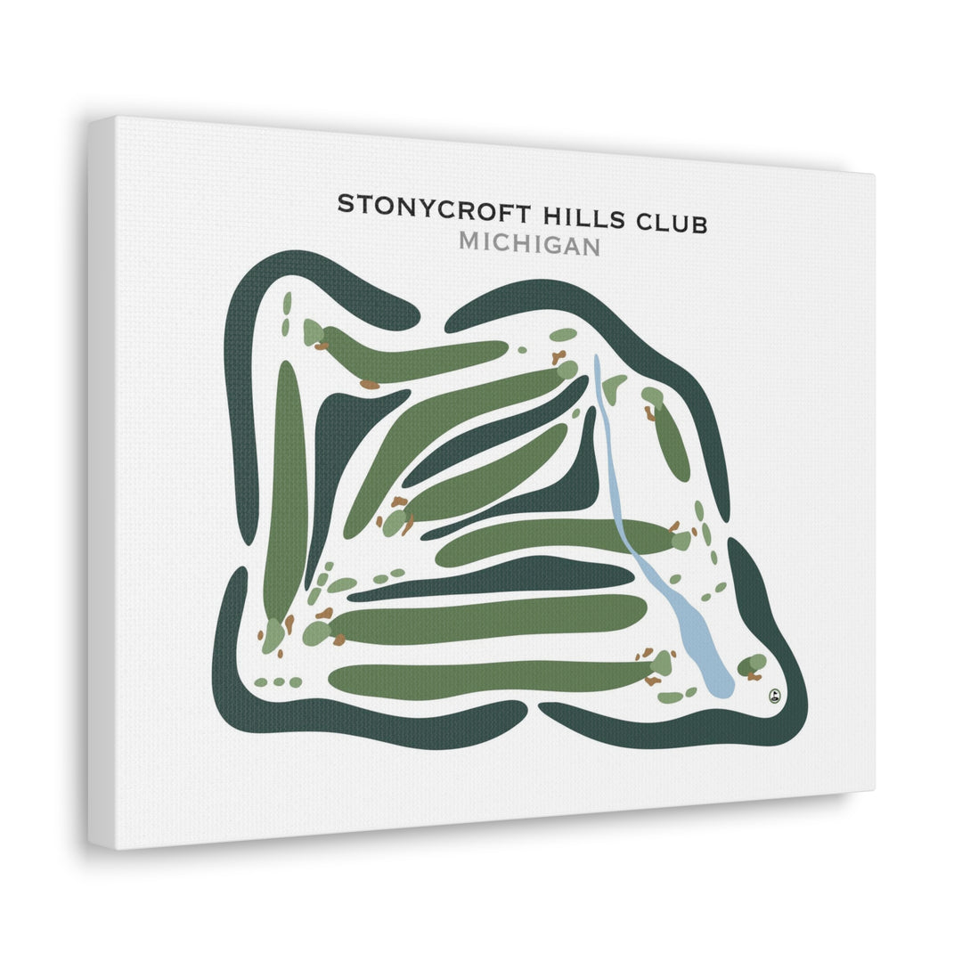 Stonycroft Hills Club, Michigan - Printed Golf Courses