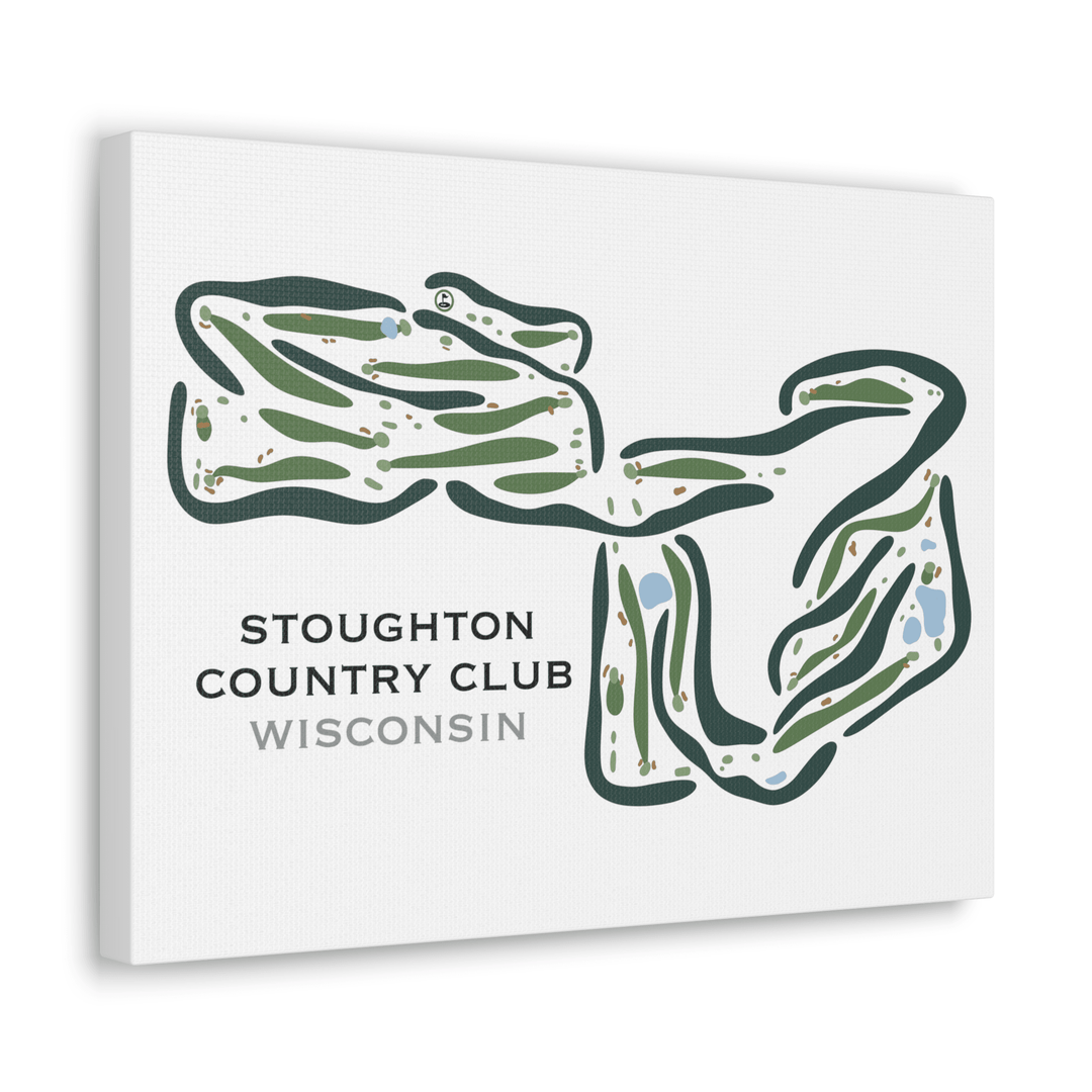Stoughton Country Club, Wisconsin - Printed Golf Courses - Golf Course Prints