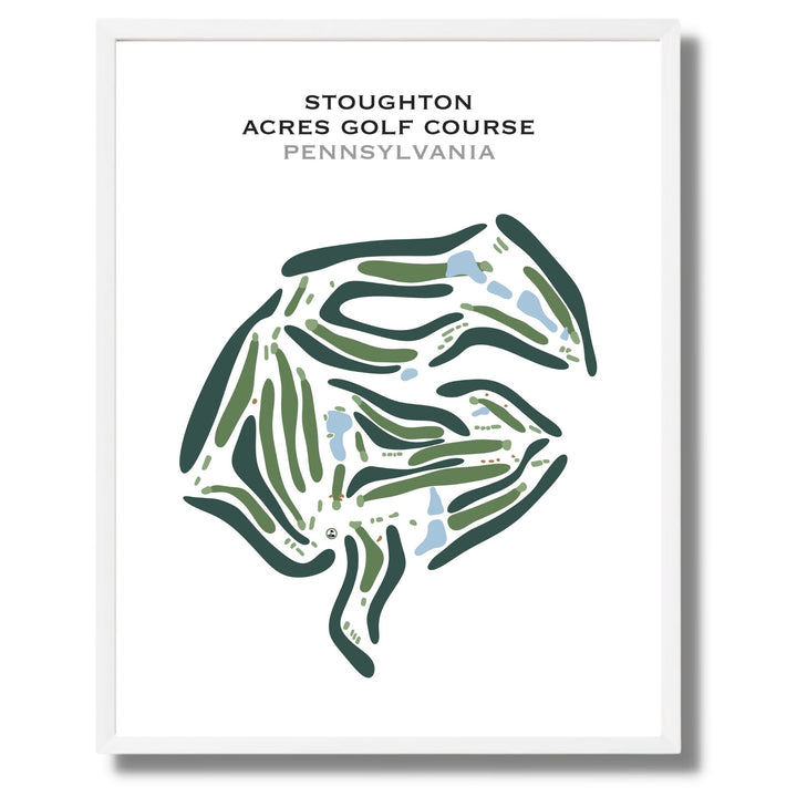 Stoughton Acres Golf Course, Pennsylvania - Printed Golf Course