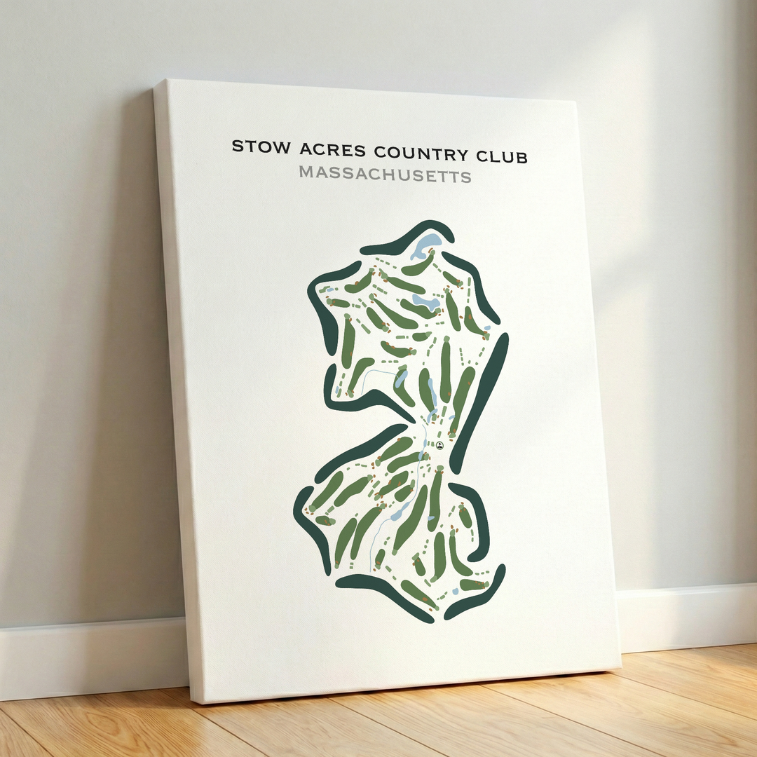 Stow Acres Country Club, Massachusetts - Printed Golf Courses