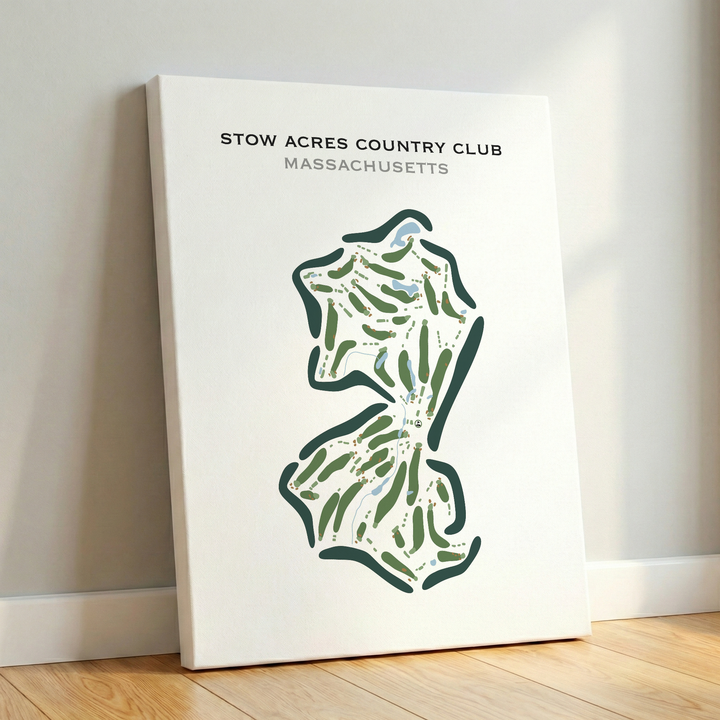Stow Acres Country Club, Massachusetts - Printed Golf Courses