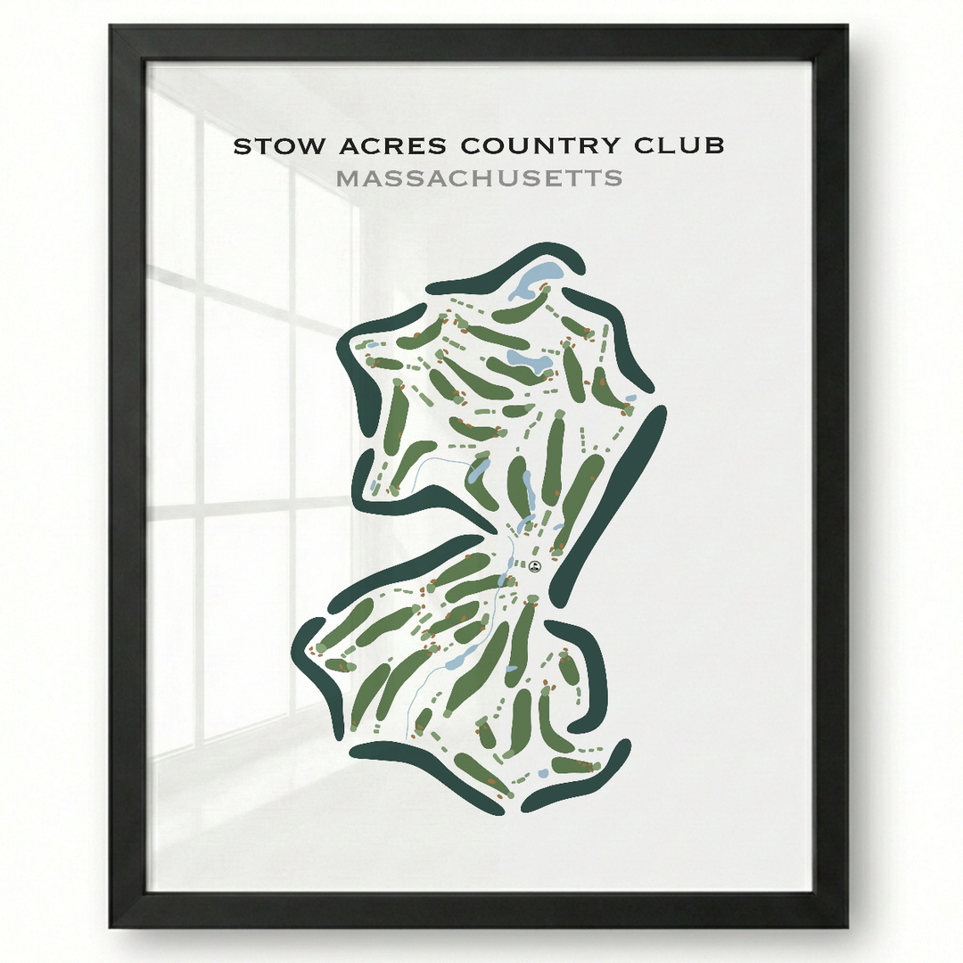 Stow Acres Country Club, Massachusetts - Printed Golf Courses