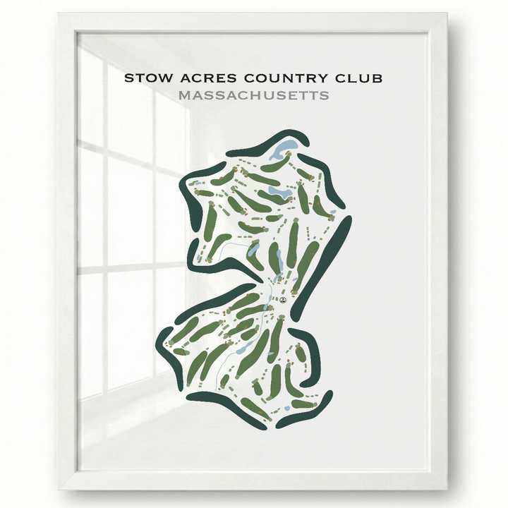 Stow Acres Country Club, Massachusetts - Printed Golf Courses