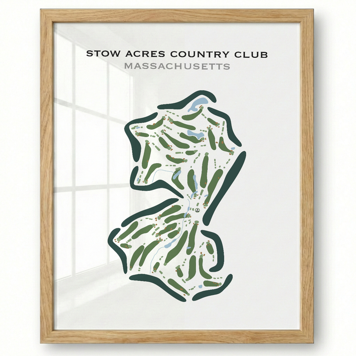 Stow Acres Country Club, Massachusetts - Printed Golf Courses