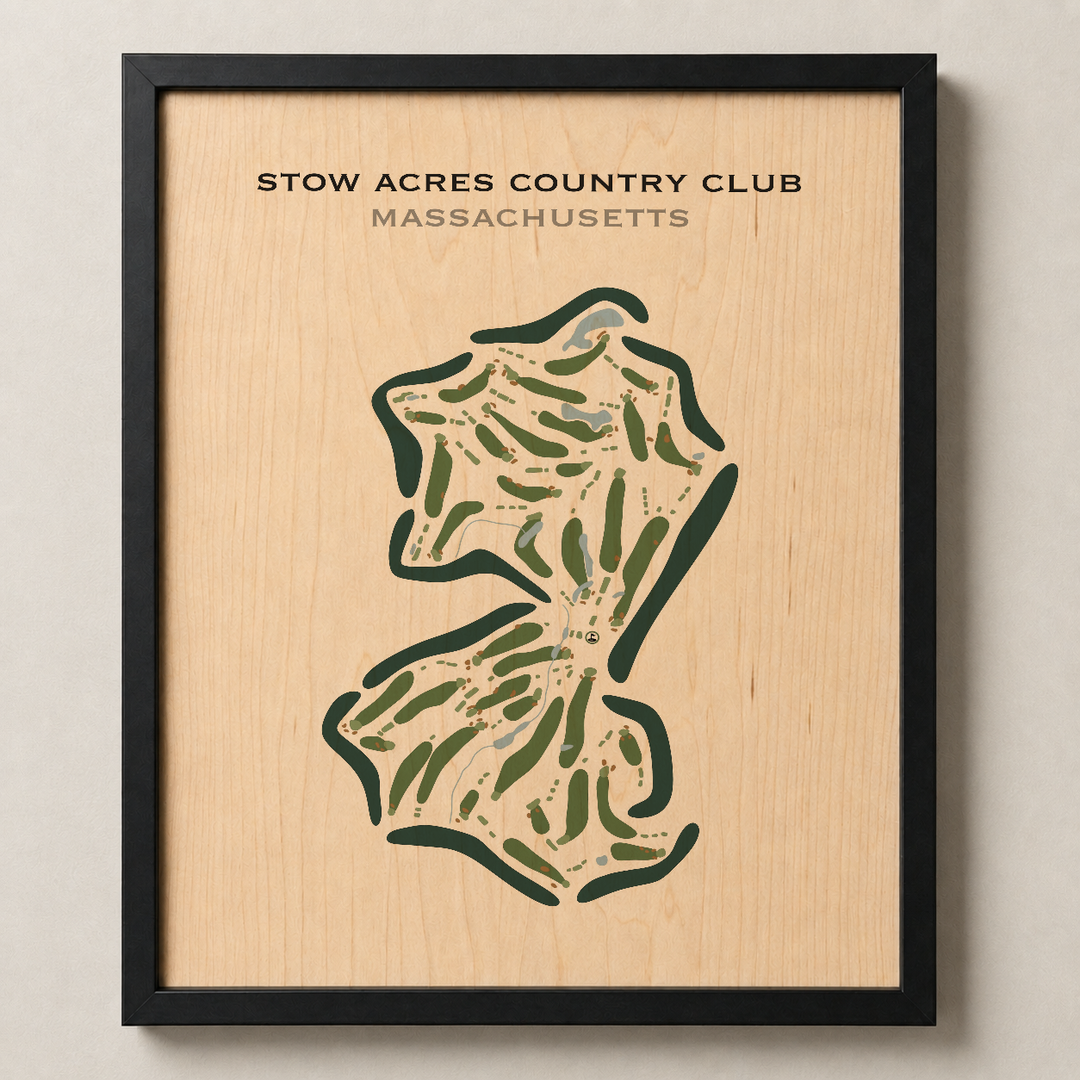 Stow Acres Country Club, Massachusetts - Printed Golf Courses