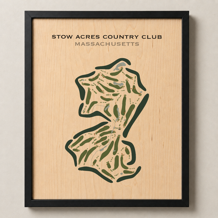 Stow Acres Country Club, Massachusetts - Printed Golf Courses