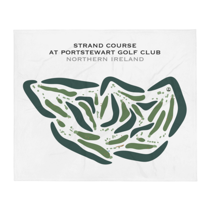 Strand Course at Portstewart Golf Club, Northern Ireland - Printed Golf Courses