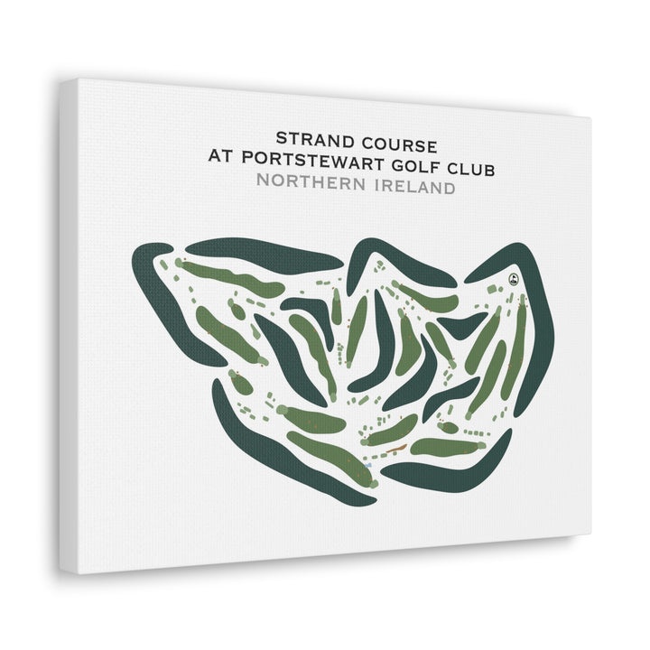 Strand Course at Portstewart Golf Club, Northern Ireland - Printed Golf Courses