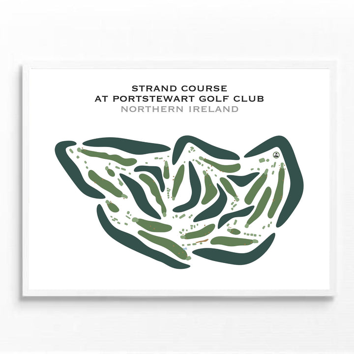 Strand Course at Portstewart Golf Club, Northern Ireland - Printed Golf Courses