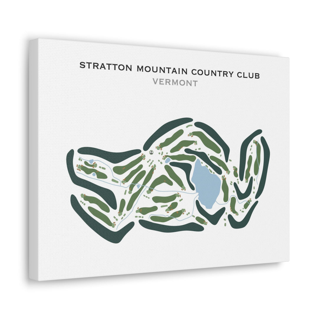 Stratton Mountain Country Club, Vermont - Printed Golf Courses