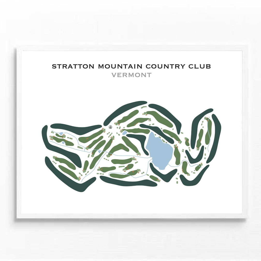 Stratton Mountain Country Club, Vermont - Printed Golf Courses