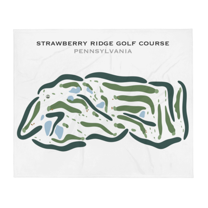 Strawberry Ridge Golf Course, Pennsylvania - Printed Golf Courses