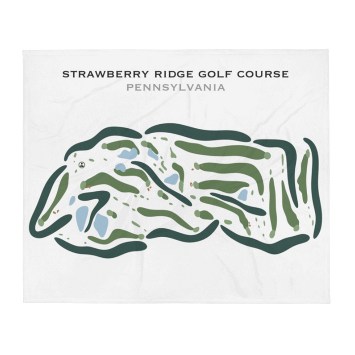 Strawberry Ridge Golf Course, Pennsylvania - Printed Golf Courses
