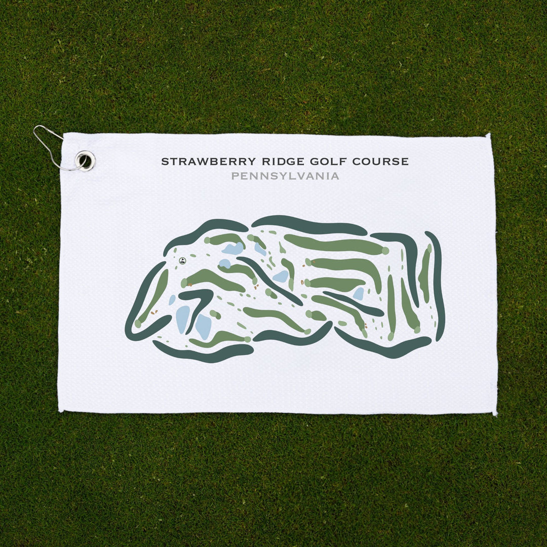 Strawberry Ridge Golf Course, Pennsylvania - Printed Golf Courses